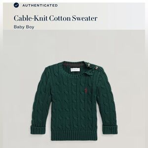 Polo Ralph Lauren Cable-Knit Cotton Sweater 18mo